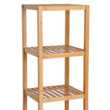 Freestanding 140cm Tall Storage Cabinet - 3 Shelves Cupboard for Bathroom & Kitchen Organization - Home Utility Organizer for Space Saving