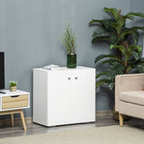 Wooden Storage Cabinet with Shelves and Doors - Versatile Sideboard and Freestanding Cupboard for Kitchen and Living Space - Ideal for Organizing Home Essentials