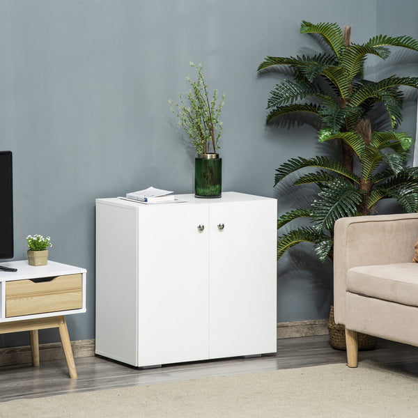 Wooden Storage Cabinet with Shelves and Doors - Versatile Sideboard and Freestanding Cupboard for Kitchen and Living Space - Ideal for Organizing Home Essentials