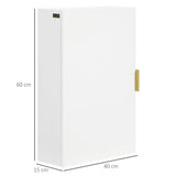 Over Toilet Wall-Mounted Cabinet - Versatile Bathroom Storage with Adjustable Shelves - Ideal for Hallways and Living Rooms
