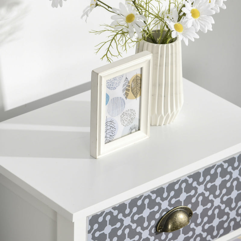 5-Drawer Tallboy Chest of Drawers - Modern Storage Dresser with Metal Handles - Space-Saving Cabinet for Bedroom and Living Room Organization
