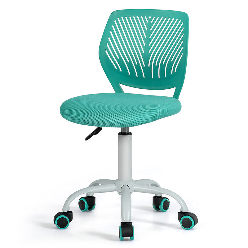 Blue Kids Height Adjustable Chair - Ergonomic Computer/Office Seating - Perfect for Growing Children's Comfort and Posture Support