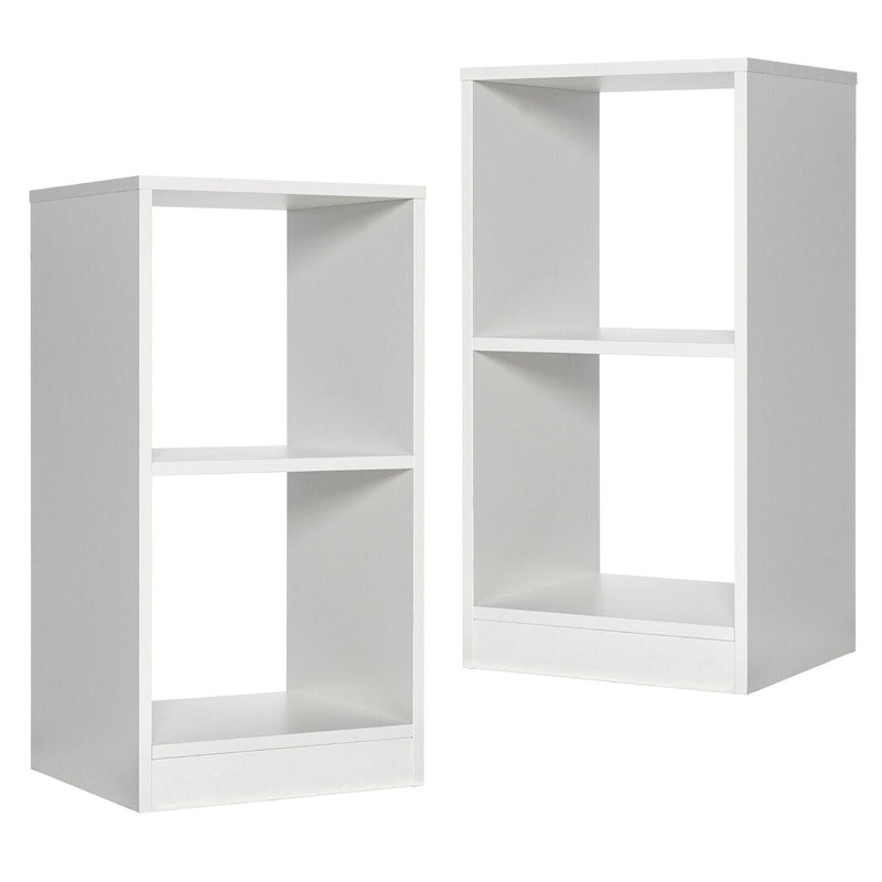 Cube Bookcases Set of 2 for Living Room Bedroom and Office-