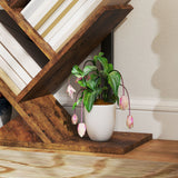 HOMCOM Six-Section Tree Bookcase - Wood-Effect