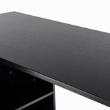 L-Shaped Computer Desk with Drawers and File Cabinet - Spacious Workstation for Home Office - Ideal for Organization and Comfortable Working Environment
