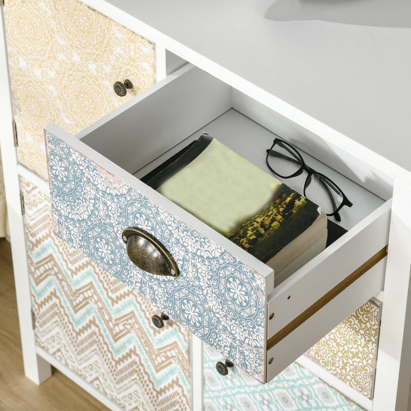 Multi-Purpose Shabby Chic Storage Chest - Drawer Table Sideboard for Entryway, Living Room, Bedroom - Elegant Organizer for Home Essentials