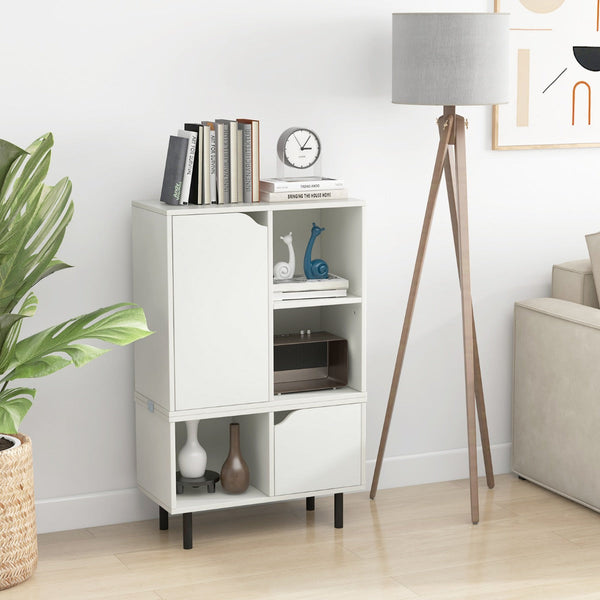 Stackable Bookcase - Adjustable Shelf and Storage Cubes, Ideal for Living Room and Bedroom - Solution for Space Saving and Organization