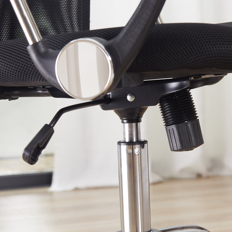 Adjustable Height Ergonomic Mesh Office Chair - Tilt Function Comfort Seating - Ideal for Extended Desk Use and Posture Support