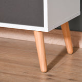 Floor Cabinet with Drawer - Versatile Storage Cupboard and Sideboard for Home Organization - Ideal for Bedroom, Living Room, and Entryway in Elegant Grey