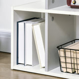 5-Tier Modern Bookcase with 13 Open Shelves - Freestanding Decorative Storage for Home Office, Study - Ideal for Organization and Display, White